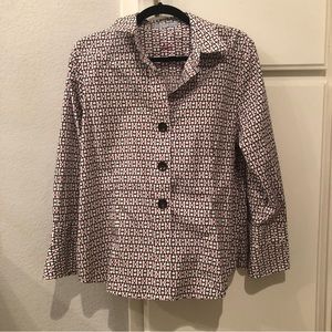 Foxcroft Wrinkle-Free Fitted Button-down Shirt, Size 14